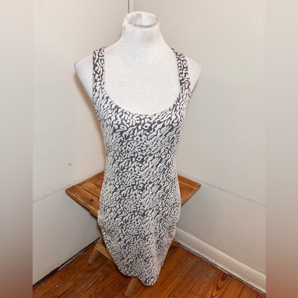 Free People Sleeveless Animal Print Bodycon Dress